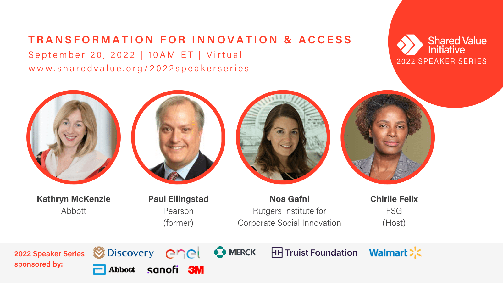 2022 SVI Speaker Series: Transformation for Innovation and Access ...